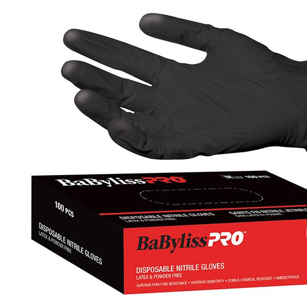 babyliss pro disposable nitrile gloves medium 100 box 600